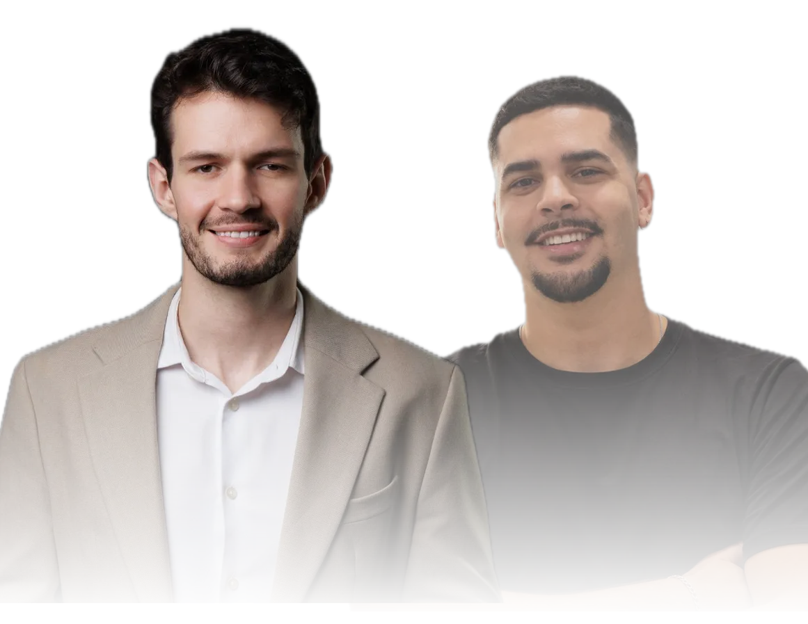 Vitor Krepsky e Vitor Bezerra, da equipe da Target Studio
